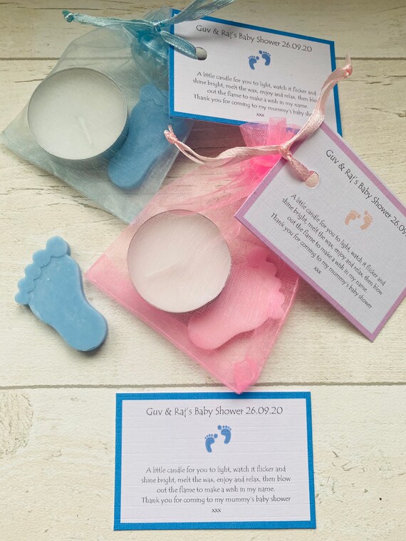 personalised baby shower favours
