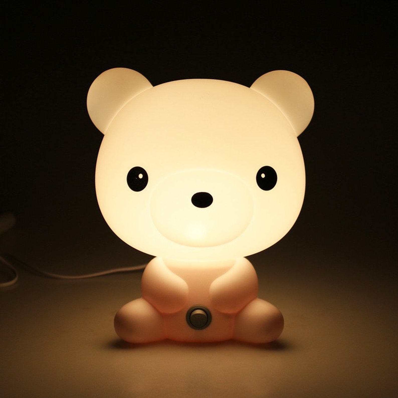 Cute Teddy Bear Night Light Lamp/ Best children gift for room Etsy