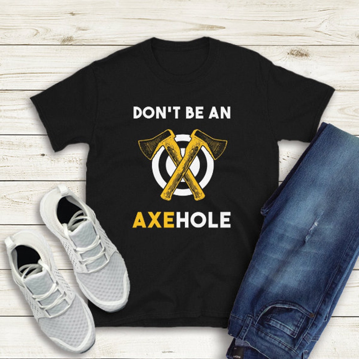 Funny Axe Throwing Tshirt Design Axe Throwing Gift for Etsy