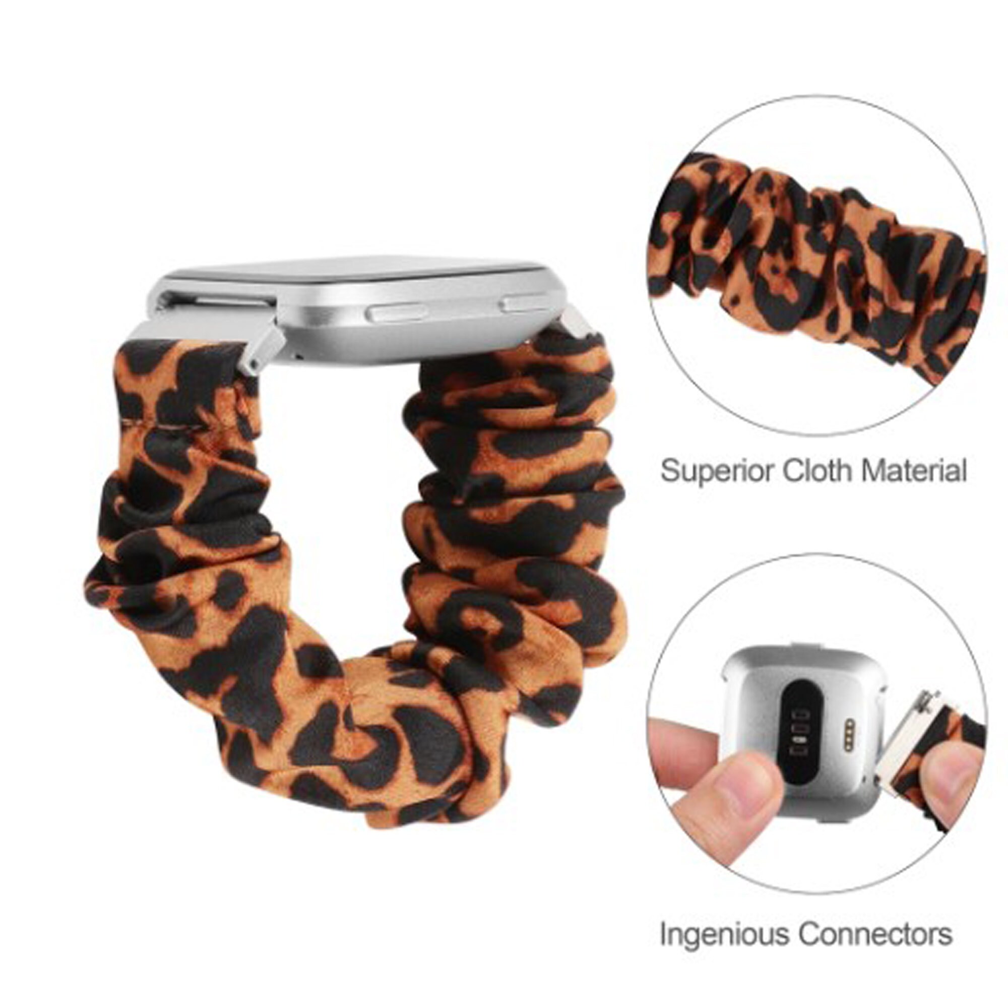 scrunchie fitbit versa band
