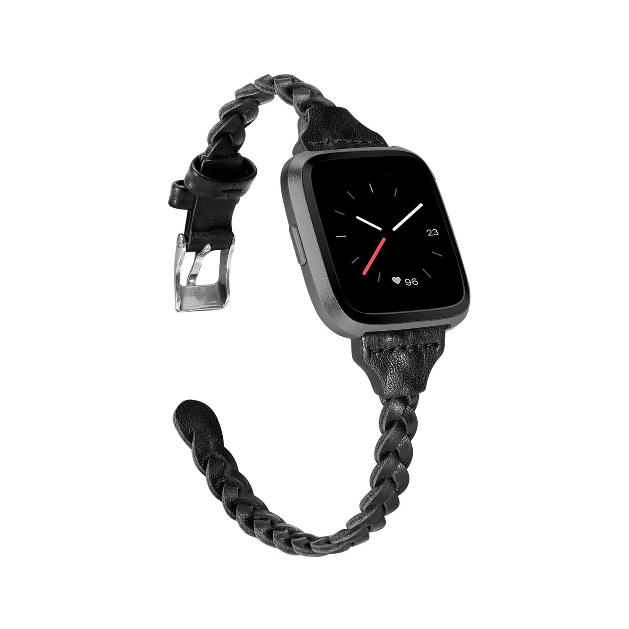 fitbit versa 2 leather strap