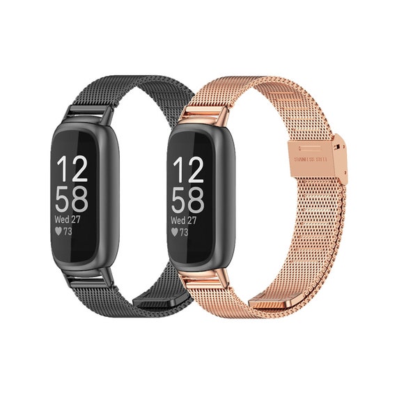 Fitbit charge 3/4 Band, Diamond Crystal luxury Design Smartwatch Steel –  www.