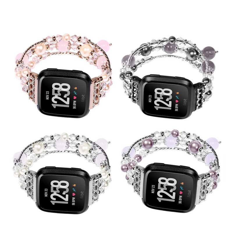 Fitbit Versa 2 Bands for Women Fitbit Versa 2 Elastic Band Etsy