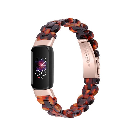 Fitbit Luxe Band Rainbow, Fitbit Luxe Resin Band for Women, Fitbit