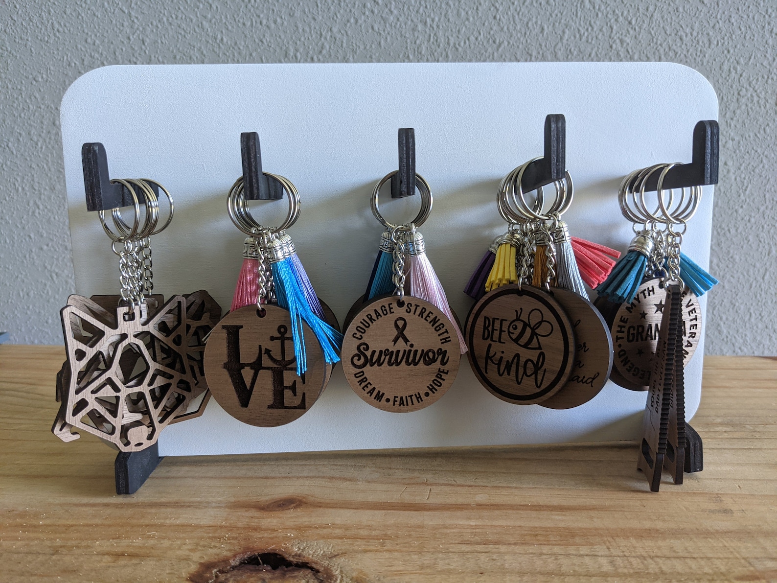 Key Chain Display Laser File Digital Download Laser File Etsy