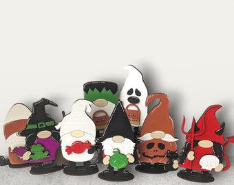 Halloween Gnomes, Tiered Tray Decor, Fall Gnomes