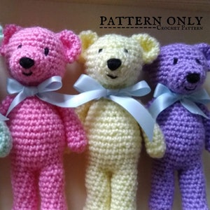 Small crochet bear pattern