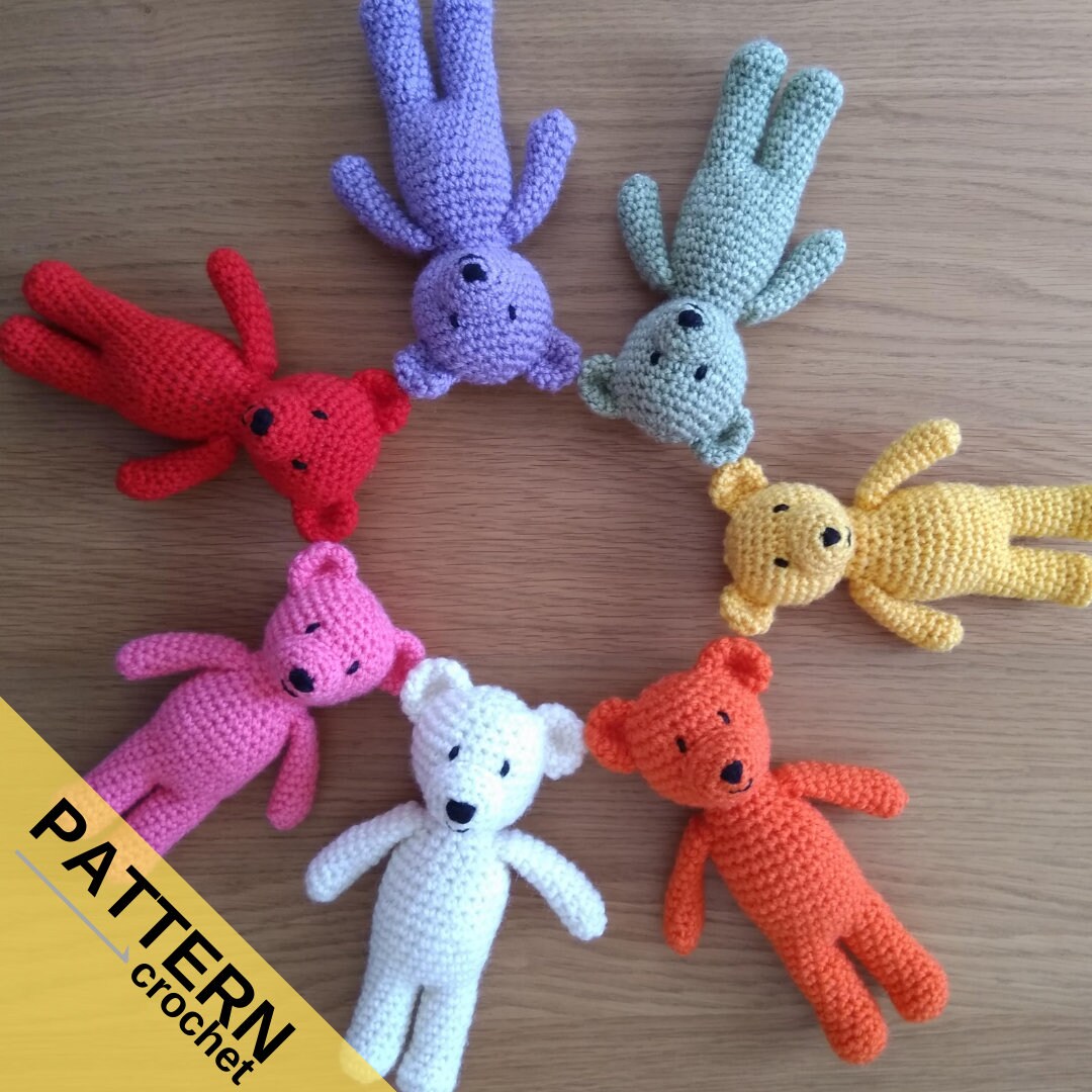 Small Crochet Bear Pattern Etsy
