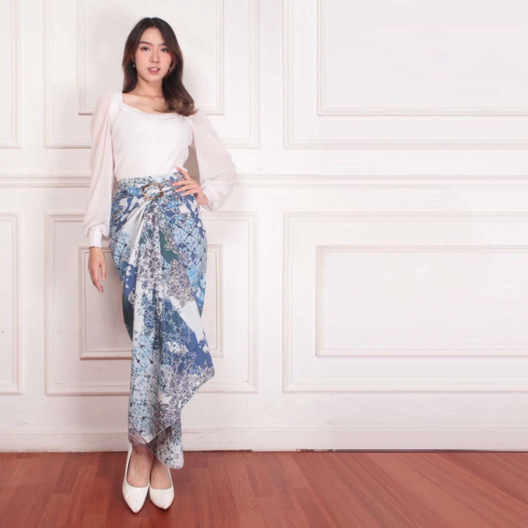 Indonesian Wrap Skirt Bridesmaid Gift Handmade Batik Wrap Etsy