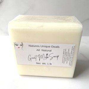 1 lb You Choose The Soap Melt and Pour Soap , Natural Base, Cocoa, Shea Butter, Oatmeal, Goat&#39;s Milk , and Honey