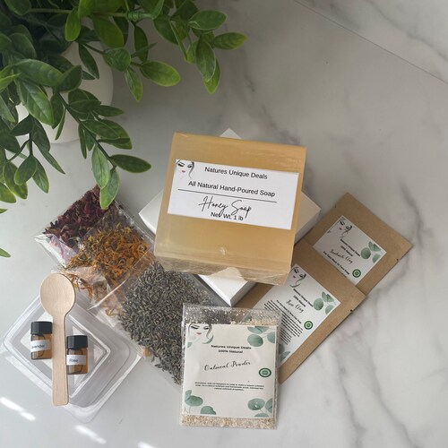 DIY Honey Soap Making Kit Honey Soap Make Your Own Natural Etsy