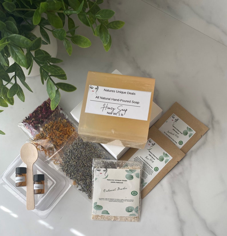 DIY Honey Soap Making Kit Honey Soap Make Your Own Natural Etsy