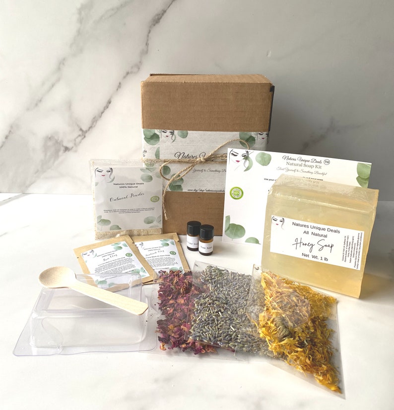 DIY Honey Soap Making Kit Honey Soap Make Your Own Natural Etsy