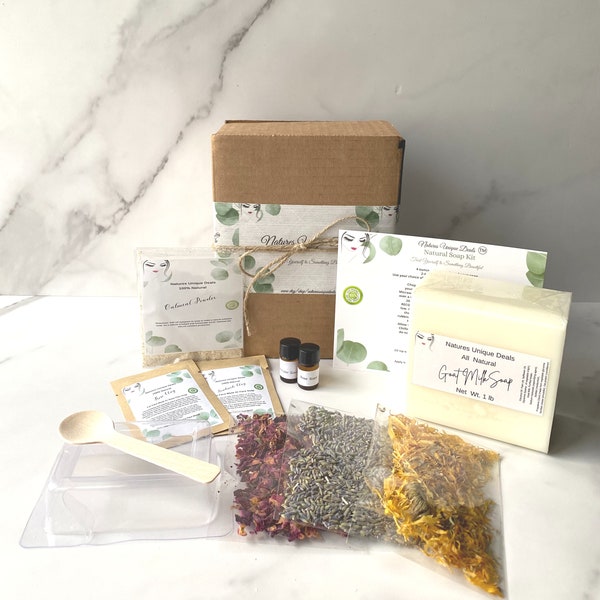 DIY Goat Milk Soap Making Kit ,Soap Making Kit, Goat Milk Soap, Make your natural own soap at home kit!