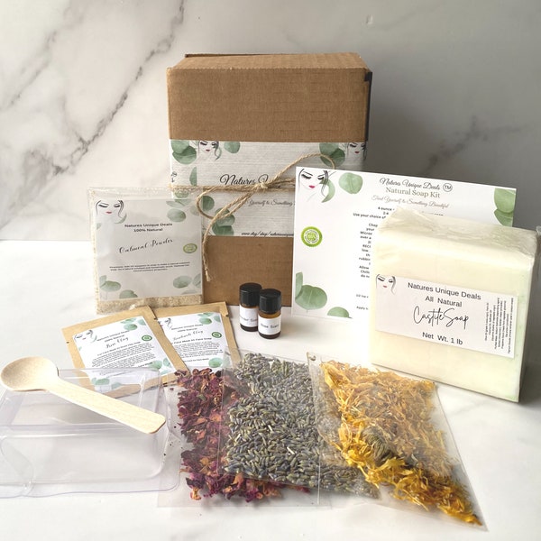 DIY Natural  Castile Soap Making Kit, Castile Soap, Learn to make your own soap at home kit!