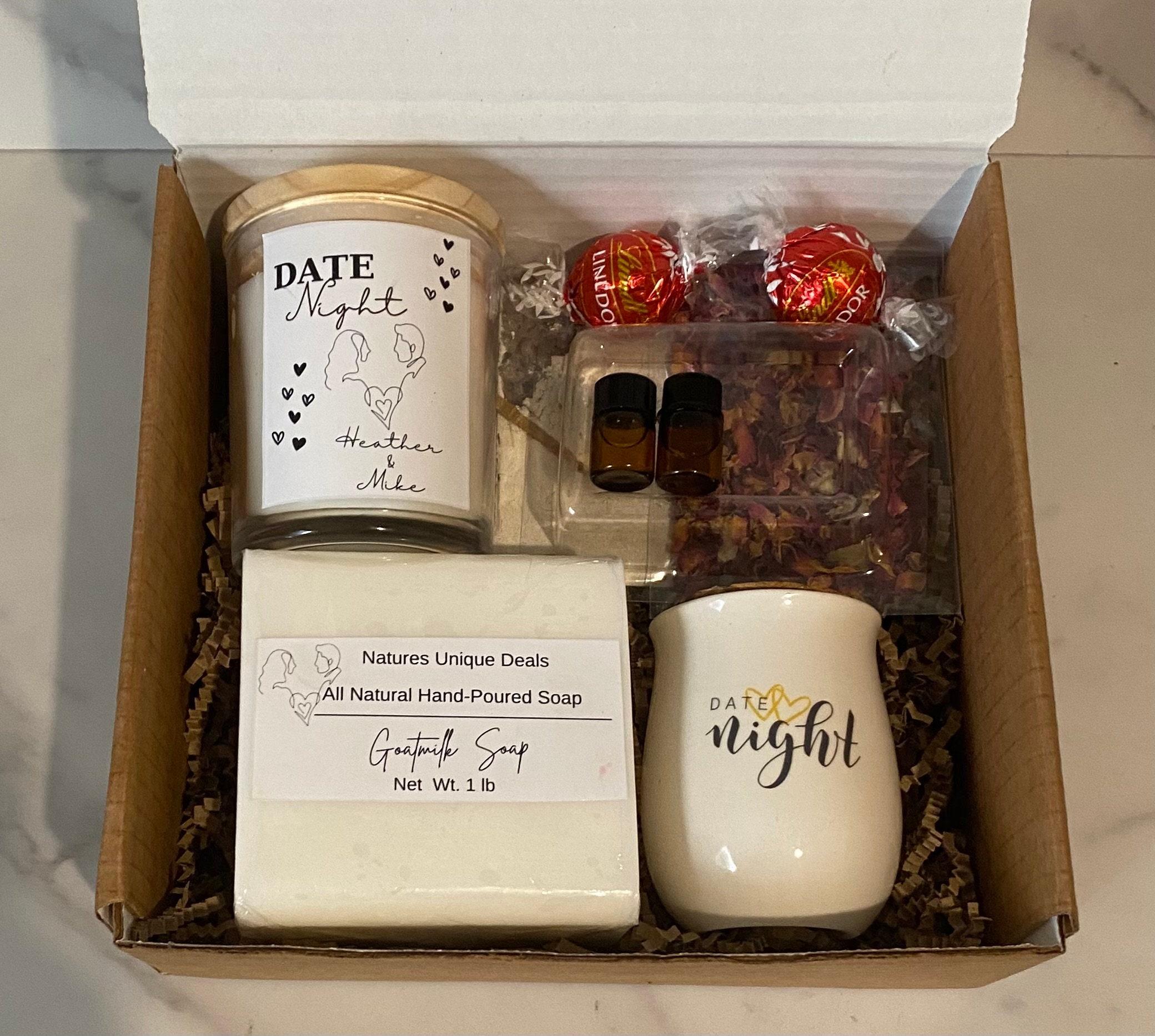 Girls Night Craft Kit, Craft Gift, Candle Making Kit, Virtual