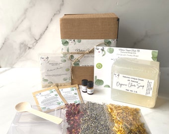 DIY Organic Clear Soap Making Kit -Make your own natural soap!