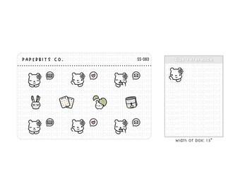 Sampler Sticker Sheet SS-083 - 1 Sticker Sheet