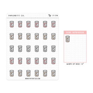 Medication Icons (ST-121) - 1 Sticker Sheet // For Planners and Bullet Journals