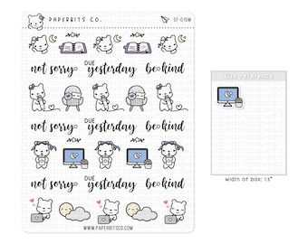 Sampler Sheet SF-015 - 1 Sticker Bogen