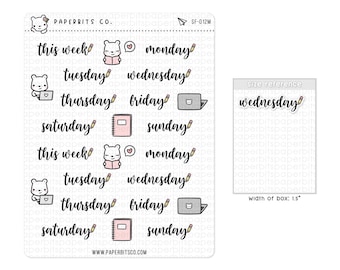 Sampler Sheet SF-012 - 1 Sticker Bogen