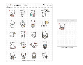 Sampler Sheet SF-011 - 1 Sticker Bogen