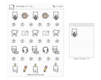 Sampler Full Sheet SF-002 - 1 Sticker Sheet