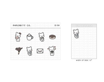 Sampler Sticker Sheet SS-104 - 1 Sticker Sheet