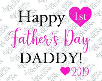 Download Happy 1st Fathers Day Svg Etsy