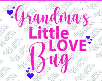 Download Grandmas Love Bug Svg Etsy