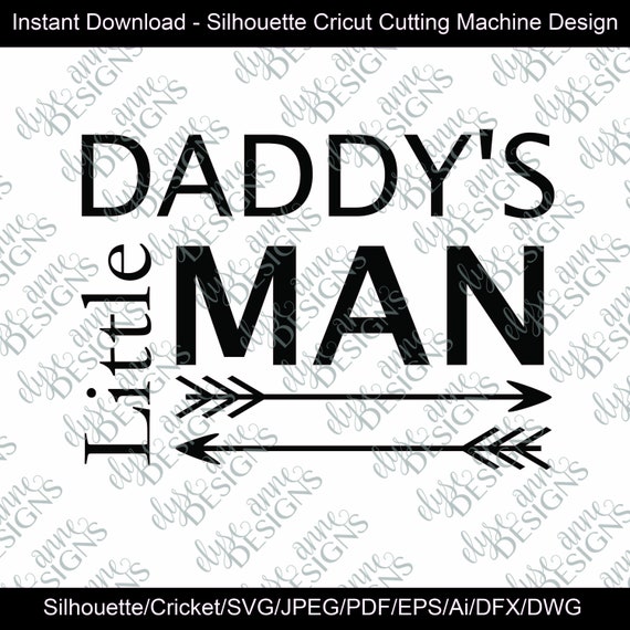 Download SVG / DXF Daddy's Little Man Instant Download | Etsy