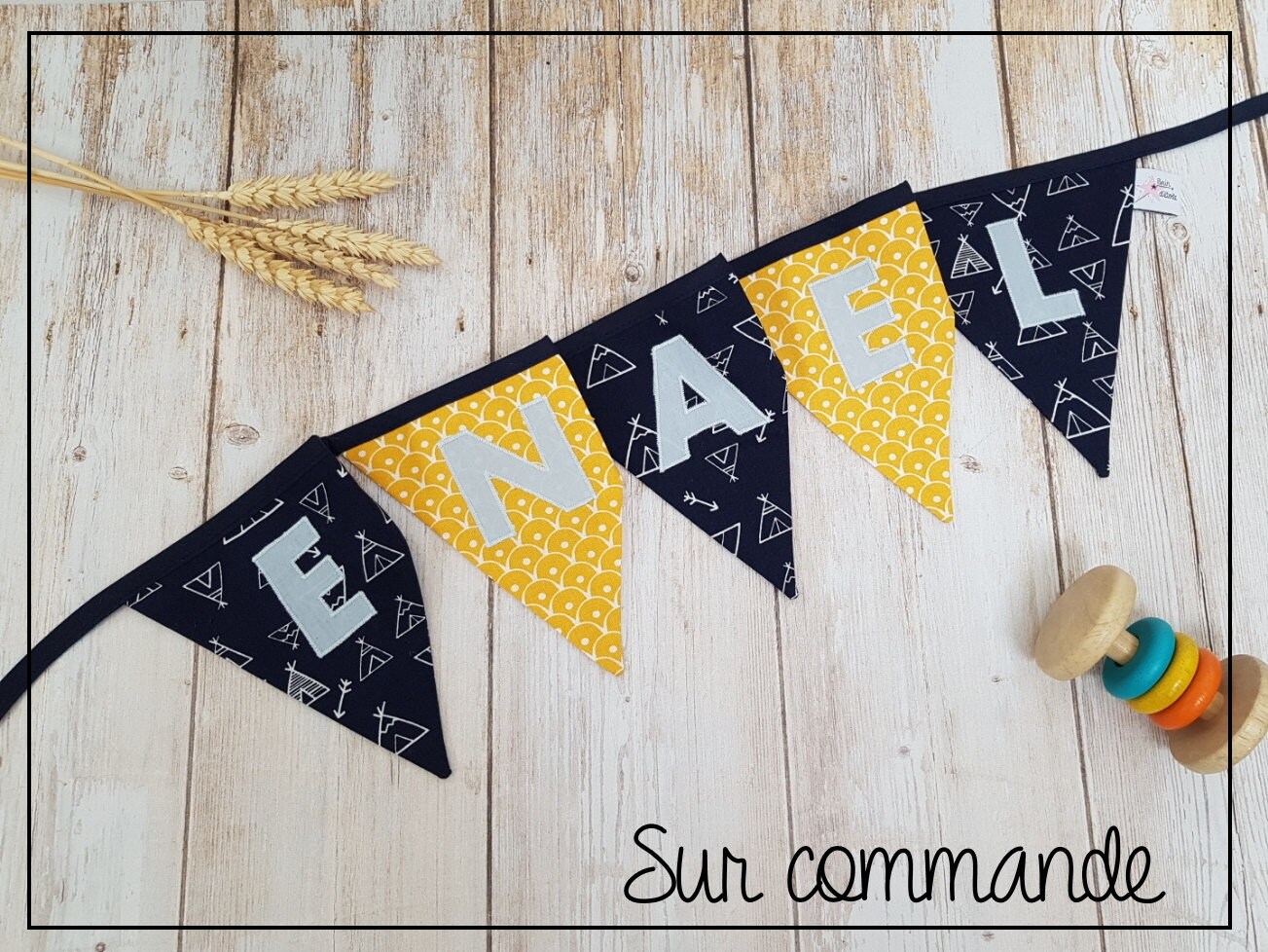 Sur Commande - Guirlande Fanions -