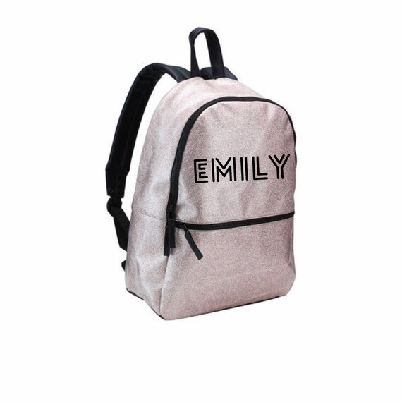 girls gold backpack