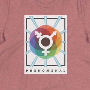 PHENOMENAL Trans Starburst T-Shirt für Frauen (entspannte Passform) - mehrere Farben erhältlich