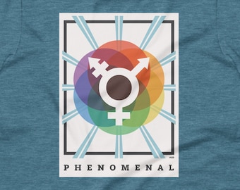 Trans Pride-T-shirt - 'Fenomenale' editie - pasvorm uniseks