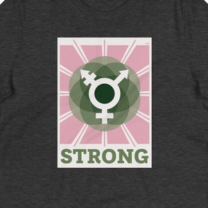 Frauen STRONG Trans Starburst T-Shirt (entspannte Passform) - mehrere Farben erhältlich
