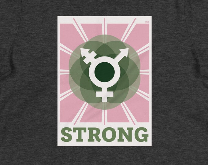 Women's STRONG Trans Starburst T-shirt (relaxed fit) - multiple colors available