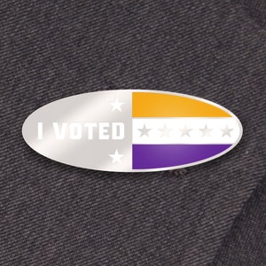 I Voted Pin: Suffragist Edition -- Women's Suffrage Pin -- United States Women's History Hard Enamel Pin -- Feminist Enamel Pin