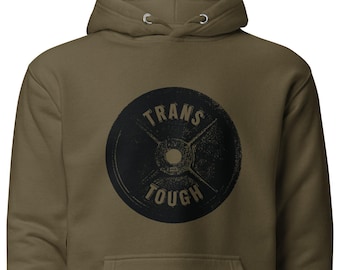 Trans Pride-hoodie - "Trans Tough"-editie