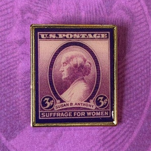 Womens Suffrage Jewelry Vintage-style Susan B. Anthony Pin image 2