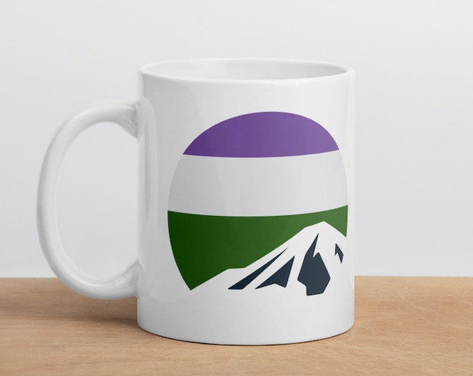 Genderqueer Mountain Mug