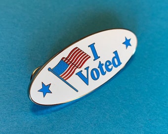 J’ai voté American Flag Pin -- Hard Enamel Pin -- Election Pin -- Vote Pin