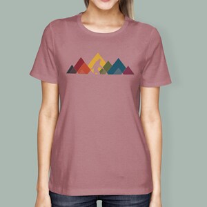 Women's Rainbow Sasquatch T-Shirt mutliple colors available Crew Neck T-shirt image 7