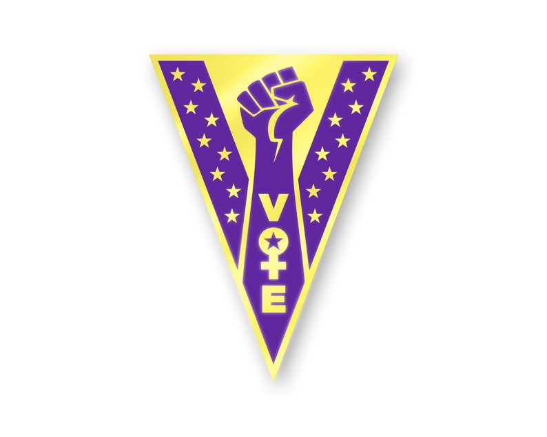 Vote Pin: Womens Suffrage Edition United States Women's History Hard Enamel Pin Feminist Enamel Pin image 10