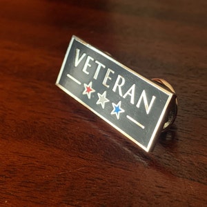 Veteran Pin Hard Enamel Pin United States Veteran Pin image 3