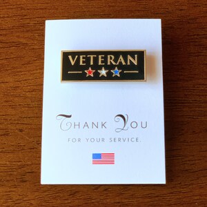 Veteran Pin Hard Enamel Pin United States Veteran Pin image 5