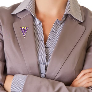 Vote Pin: Womens Suffrage Edition United States Women's History Hard Enamel Pin Feminist Enamel Pin image 2