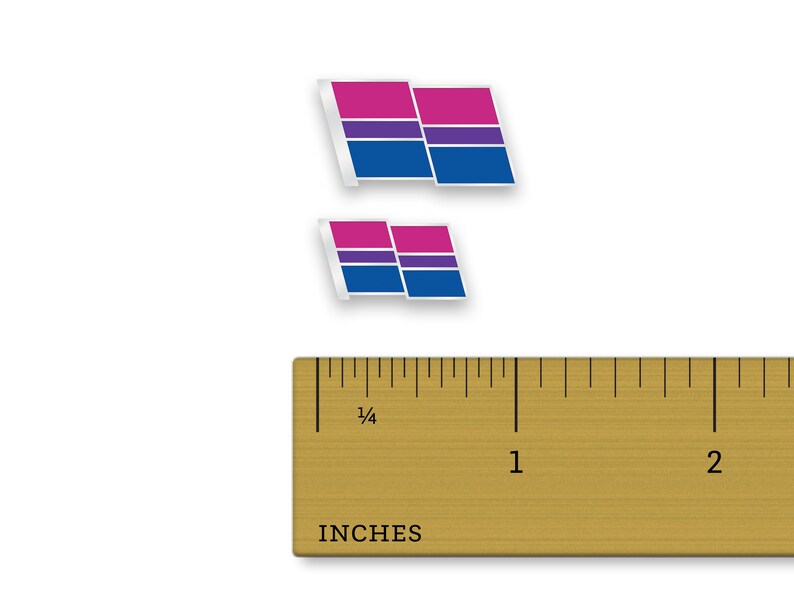 Bi Pride Pin Bisexual Pride Flag Pin Hard Enamel Bi image 6