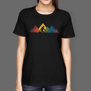 Women's Rainbow Sasquatch T-Shirt mutliple colors available Crew Neck T-shirt image 4