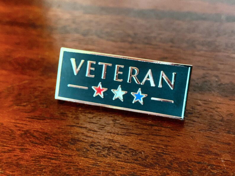 Veteran Pin Hard Enamel Pin United States Veteran Pin image 9